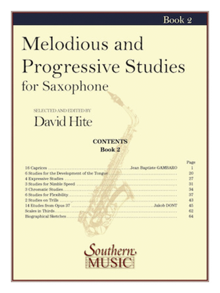 Book cover for Melodious and Progressive Studies, Book 2