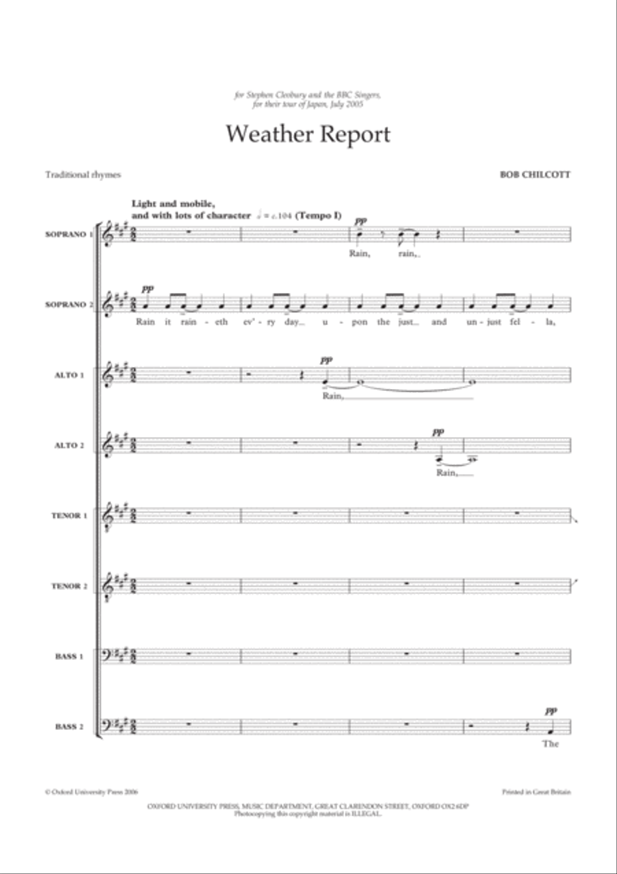 Weather Report Weather Report SSAATTBB scores gallery preview page 3