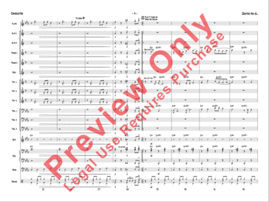 Doctor No-ël Jazz Ensemble scores gallery preview page 7