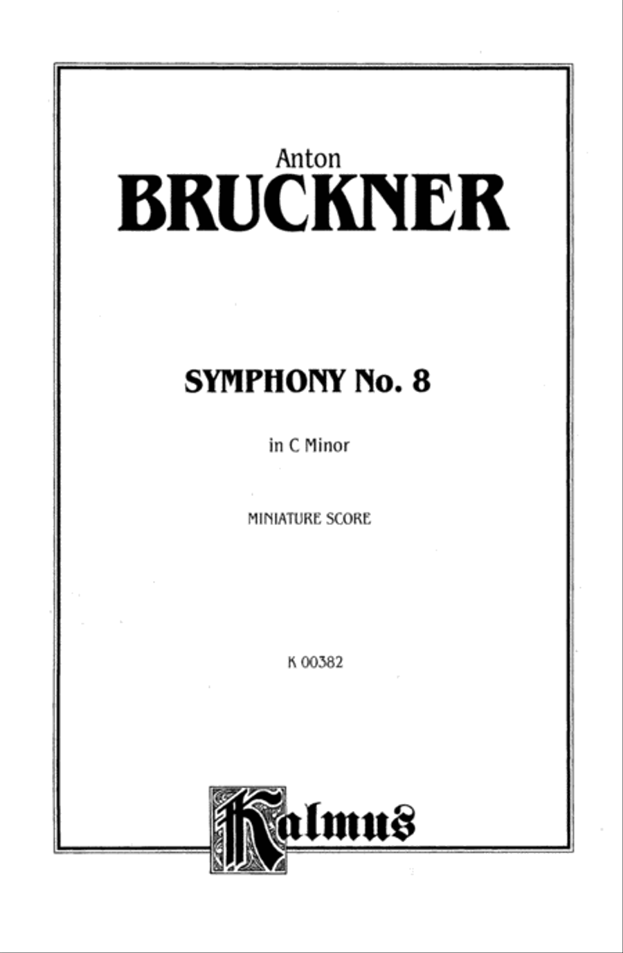 Symphony No. 8 in C Minor Full Orchestra scores gallery preview page 2