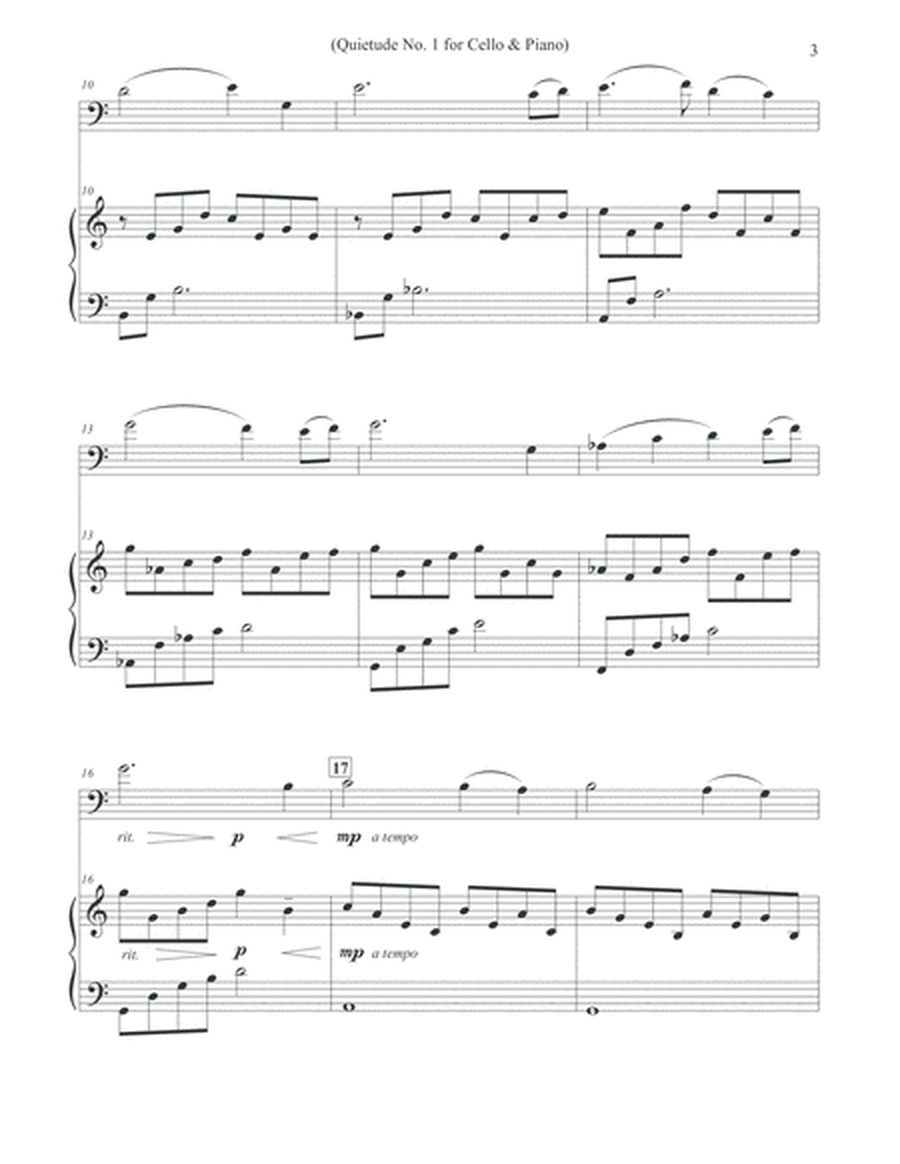 Quietude No. 1 - Cello & Piano image number null