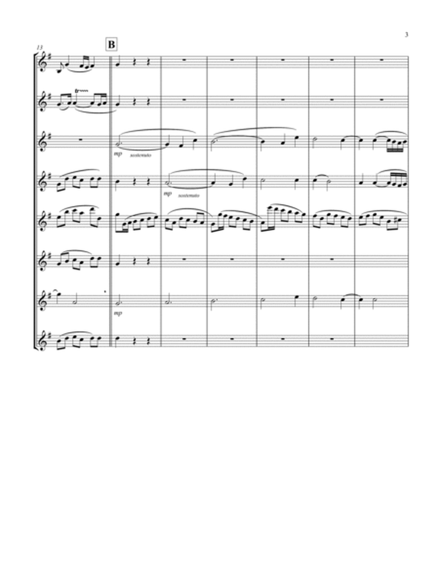 Recordare (from "Requiem") (F) (Tenor Saxophone Octet)