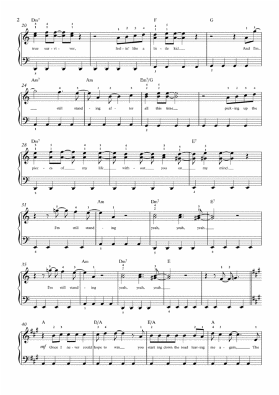 I'm Still Standing Voice scores gallery preview page 3