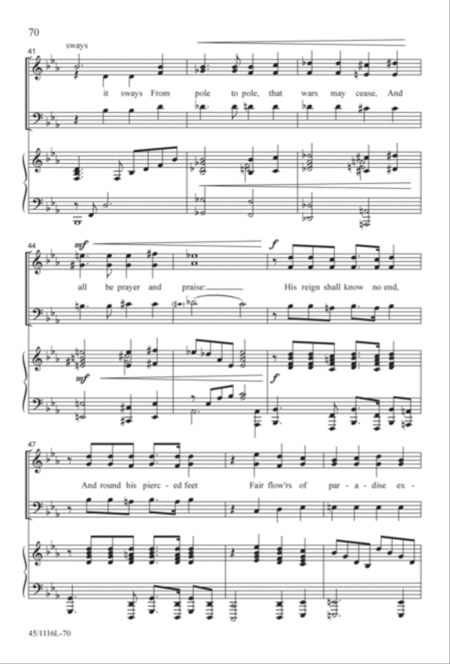 12 Anthems for about 12 Singers 3-Part scores gallery preview page 71