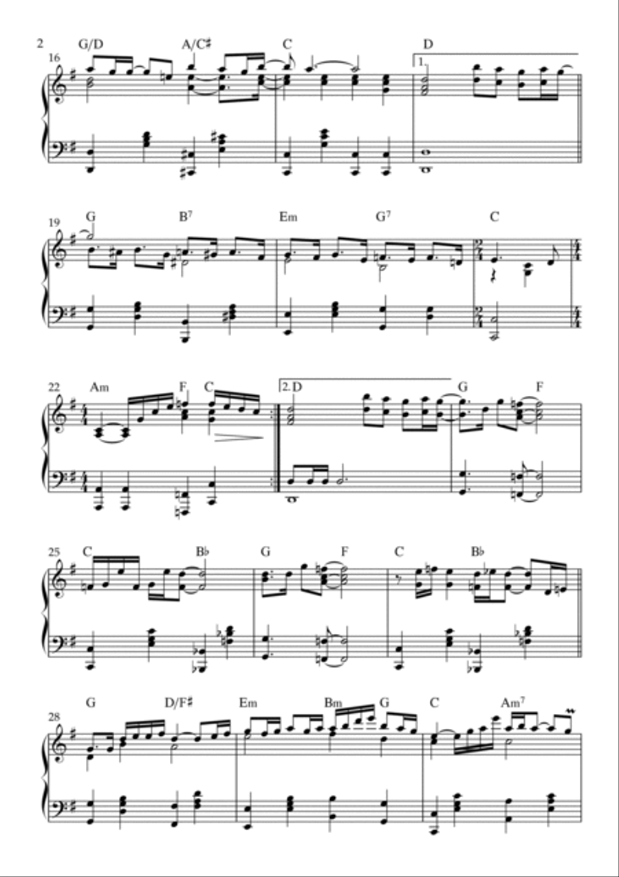 Friends Will Be Friends Piano scores gallery preview page 2