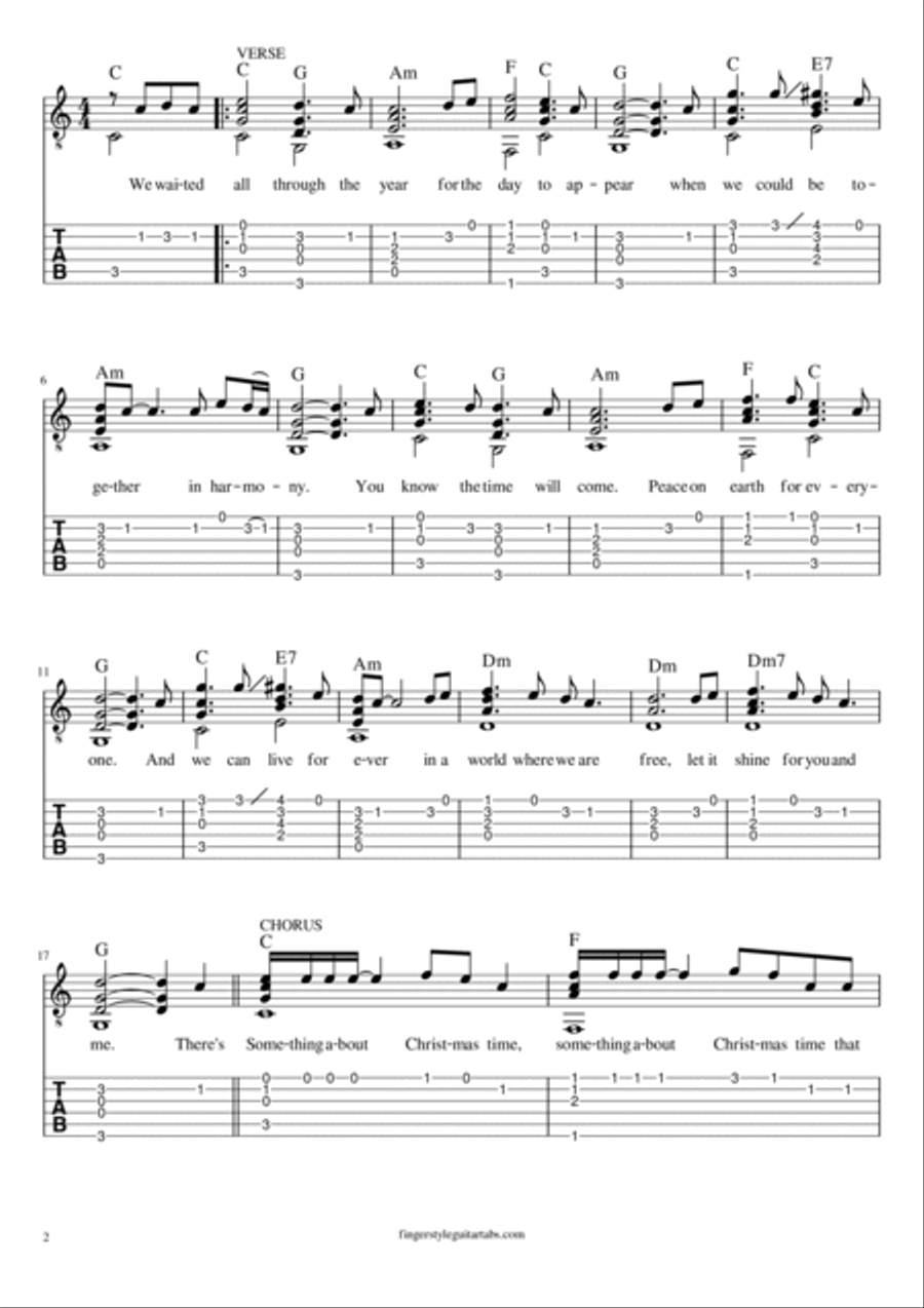 Christmas Time Electric Guitar scores gallery preview page 2