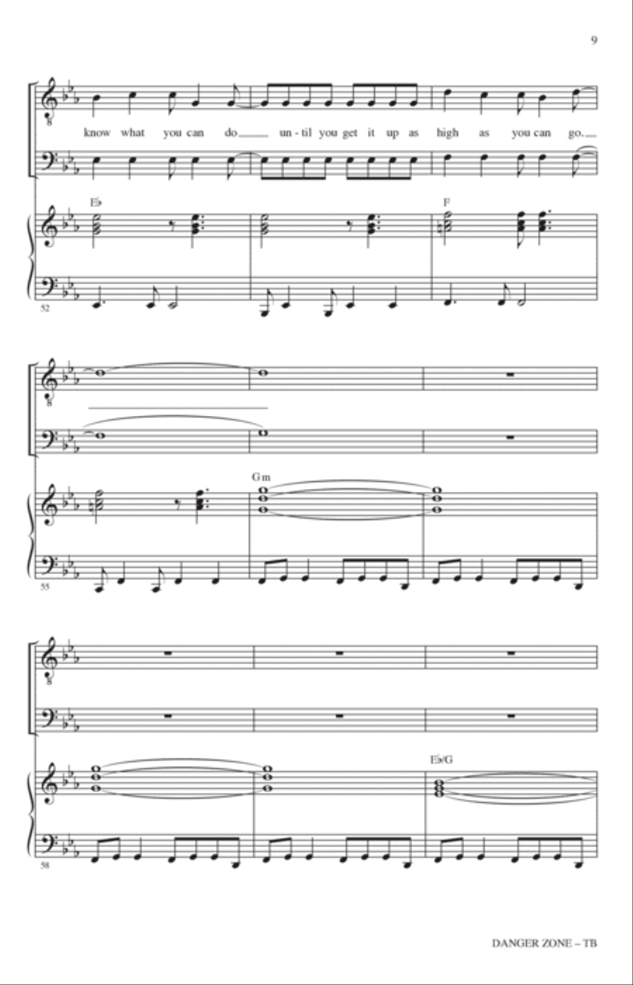 Danger Zone (from Top Gun) (arr. Roger Emerson) TB scores gallery preview page 7