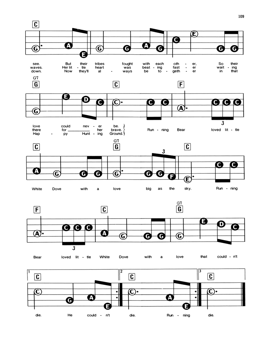 Running Bear Electronic Keyboard scores gallery preview page 2