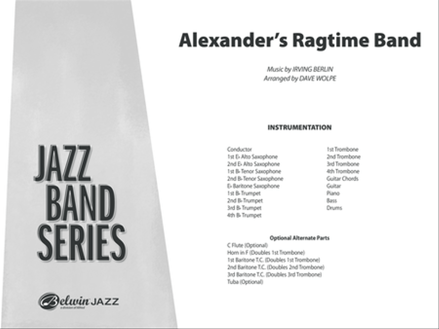 Alexander's Ragtime Band Jazz Ensemble scores gallery preview page 2