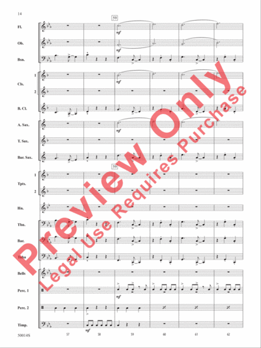 Release the Kraken! Release the Kraken! Concert Band scores gallery preview page 15