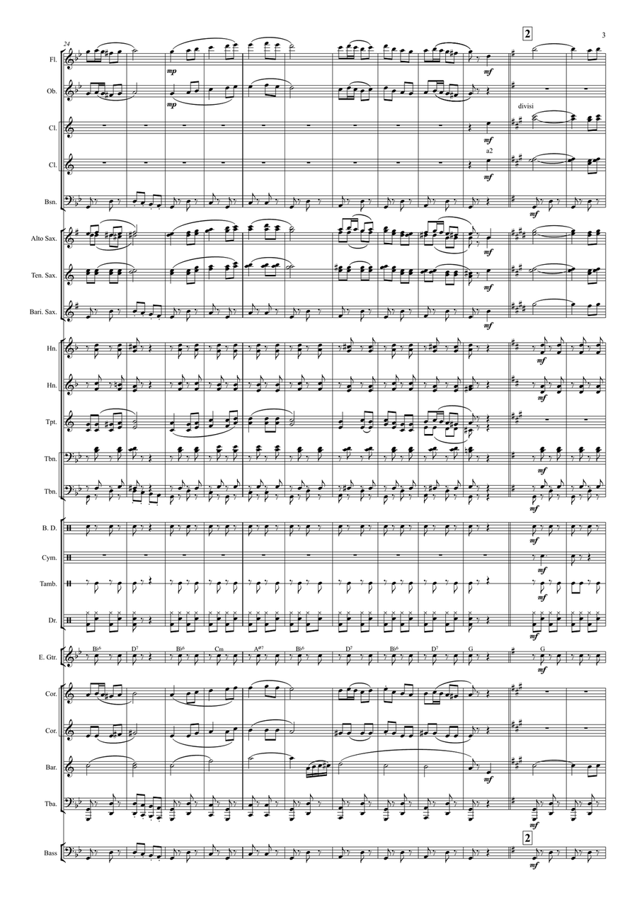 Für dich, Rio Rita - Pasodoble Concert Band scores gallery preview page 4