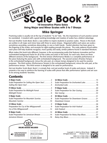Not Just Another Scale Book, Book 2 image number null
