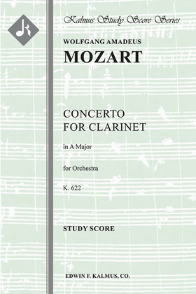 Book cover for Concerto for Clarinet in A, K. 622