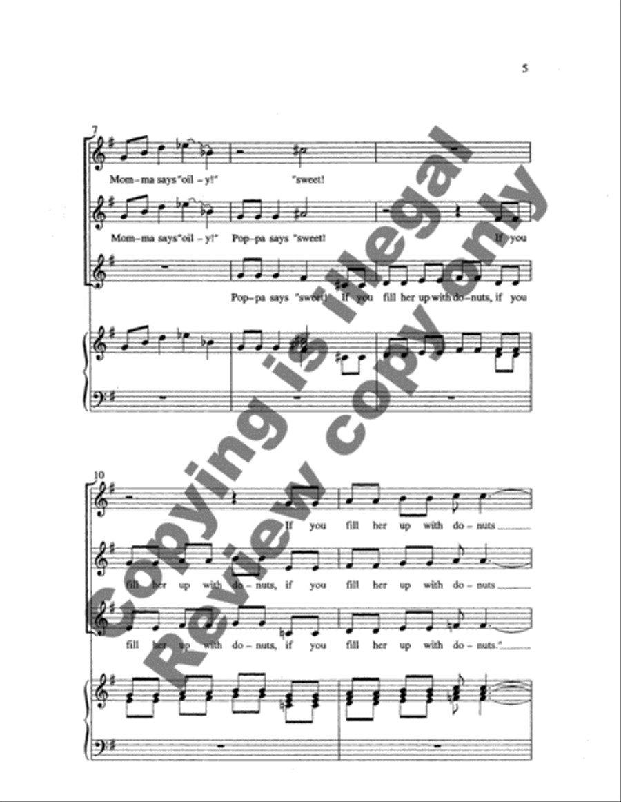 The Moon in the Sky SSA scores gallery preview page 4