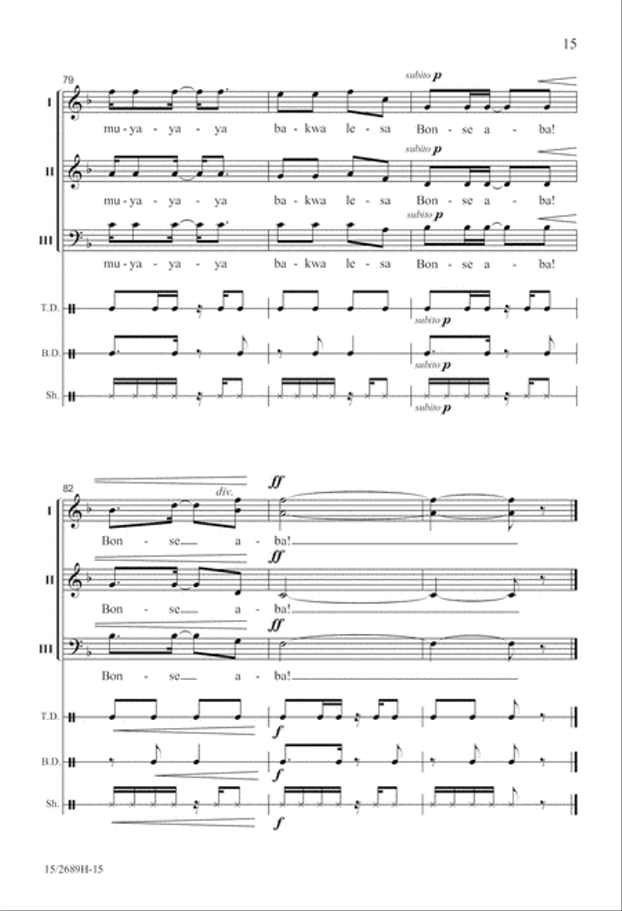 Bonse Aba 3-Part scores gallery preview page 16