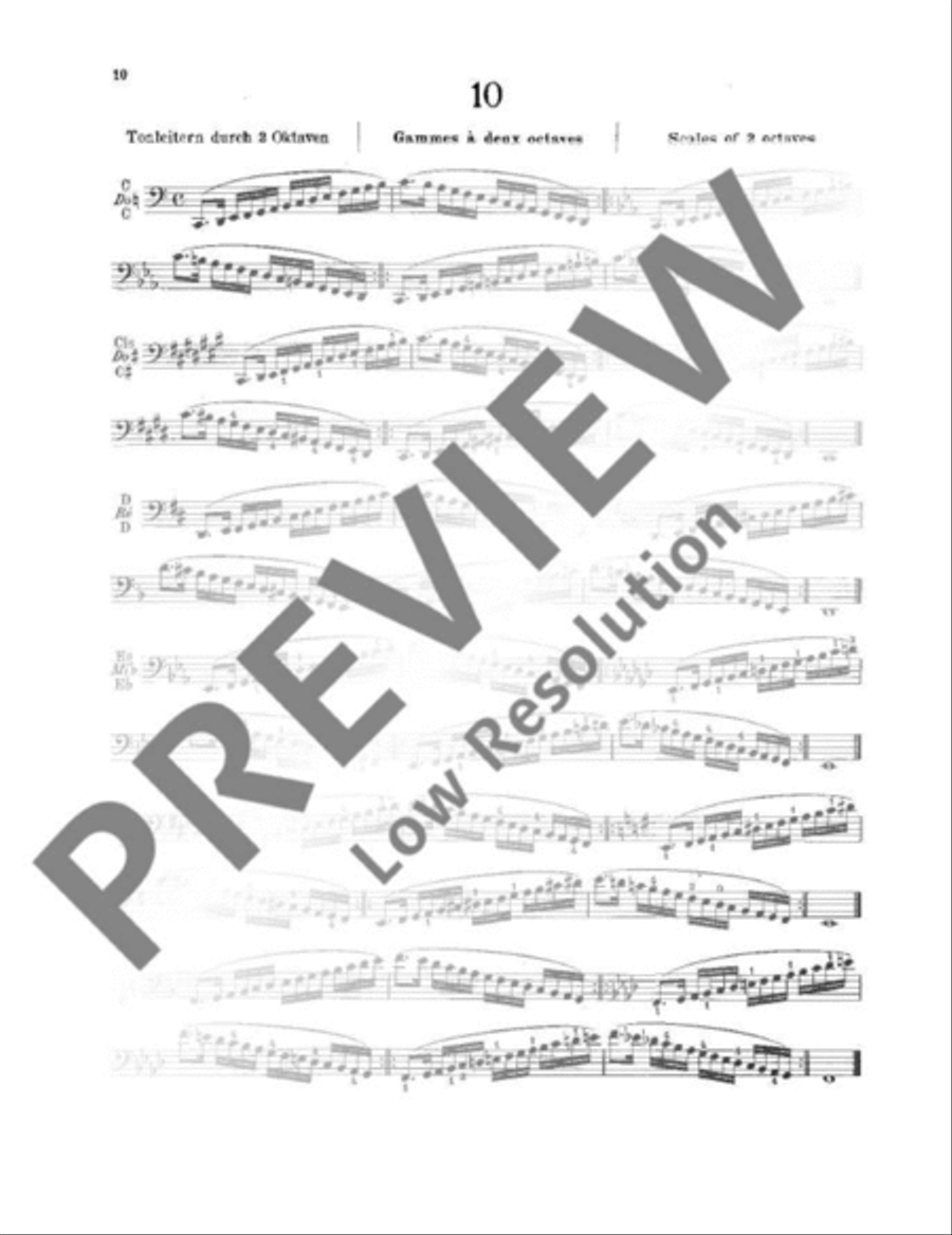 Daily Exercises Cello scores gallery preview page 15