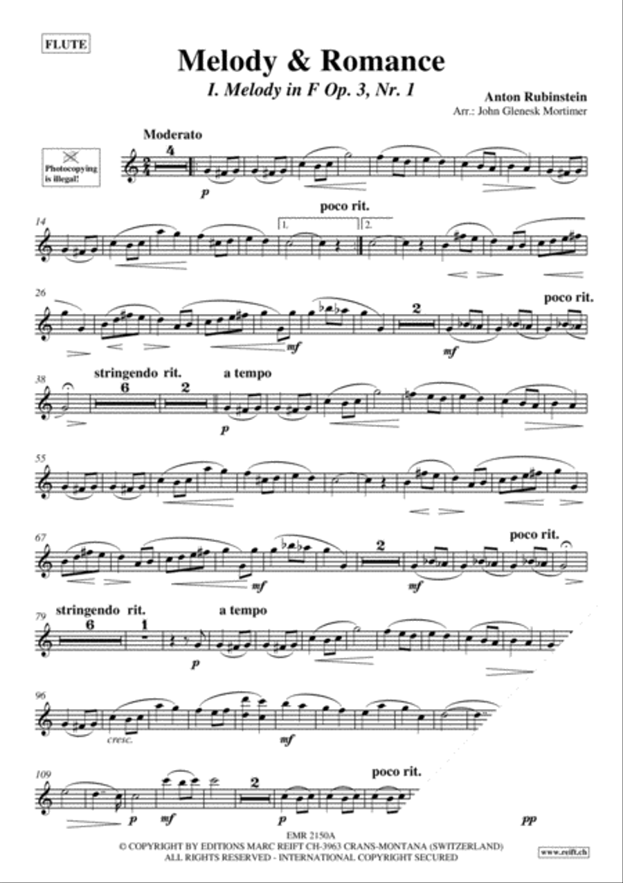 Melody & Romance Flute Solo scores gallery preview page 3