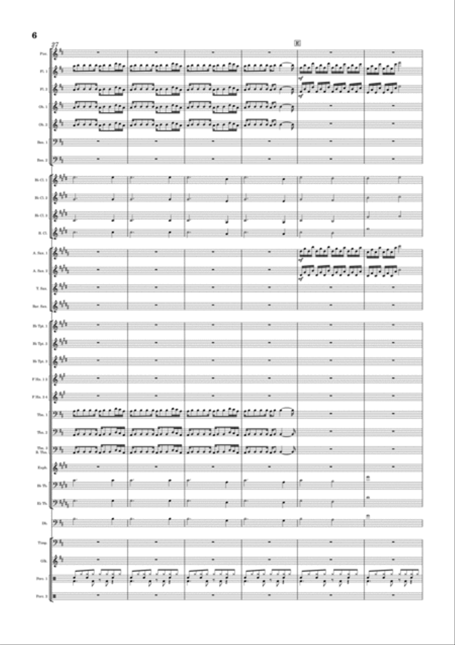 Europapa in Harmony Concert Band scores gallery preview page 6