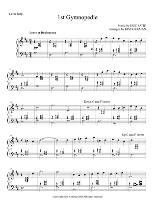 Gymnopedie 1 (arranged for lever harp - minimum changes)