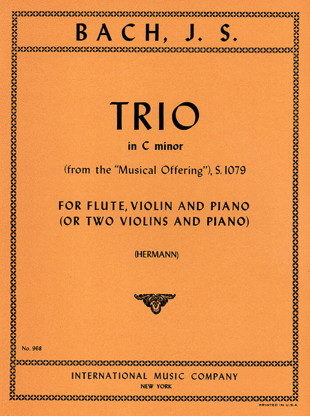 Johann Sebastian Bach: Trio in C minor (from 