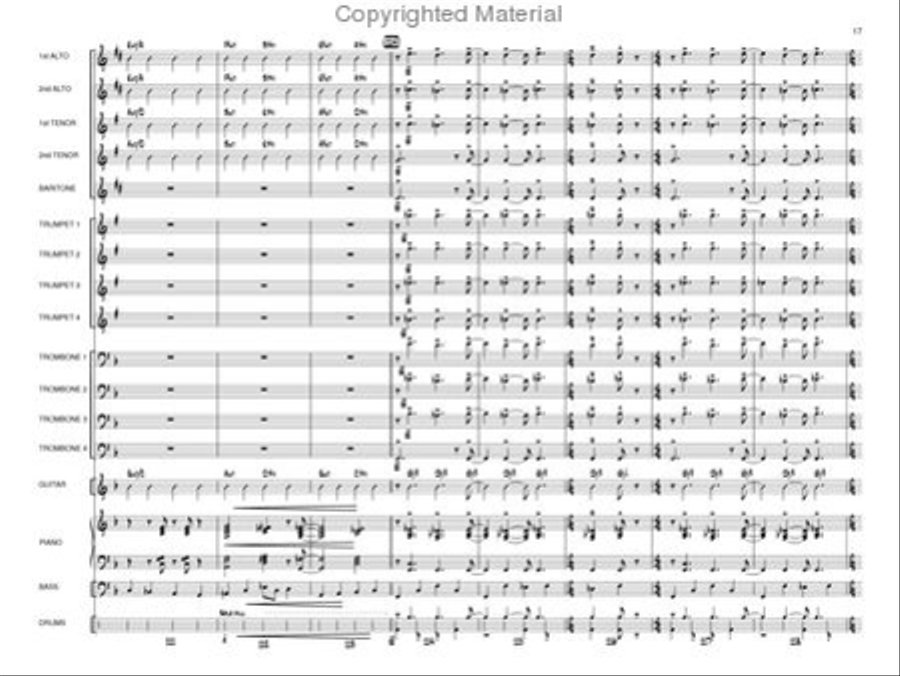 Pedal to the Metal Jazz Ensemble scores gallery preview page 16