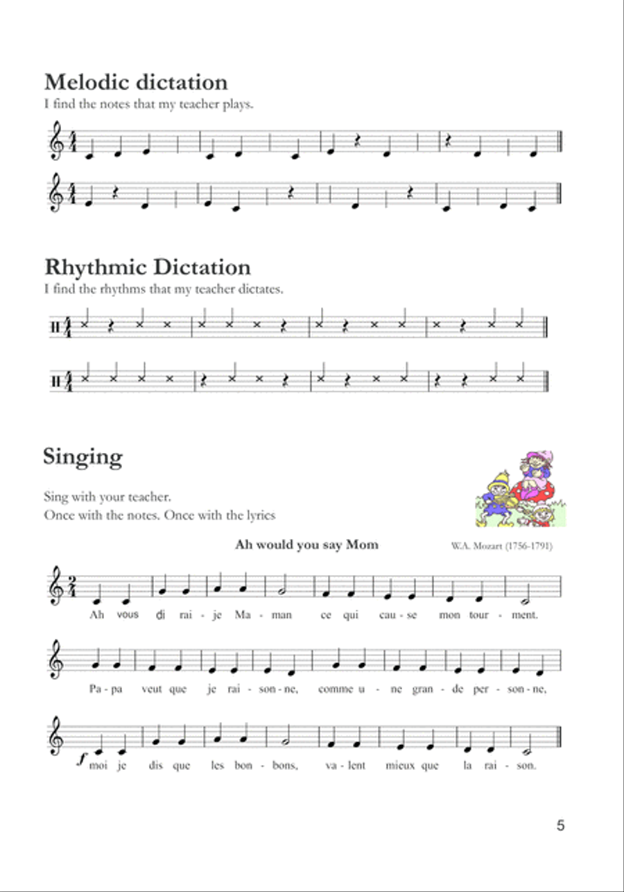 Learning music made easy vol 1 3-Part scores gallery preview page 6