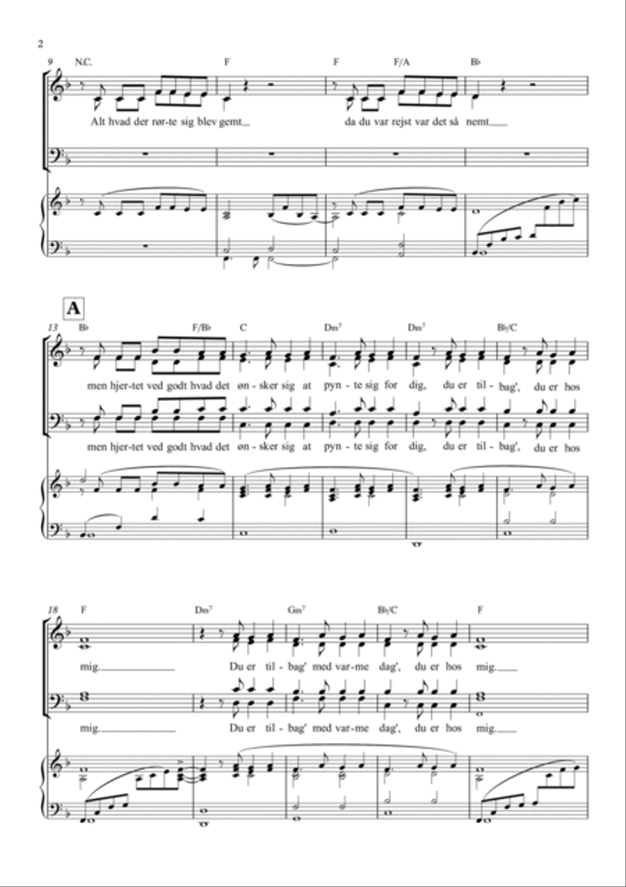 Lyse Nætter 4-Part scores gallery preview page 2