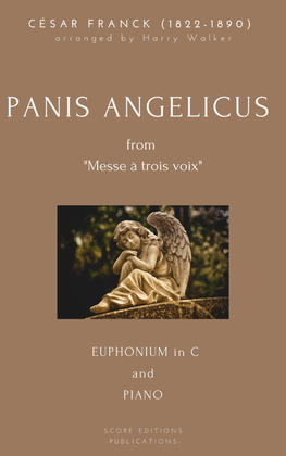 Book cover for César Franck: Panis Angelicus (for Euphonium in C and Organ/Piano)
