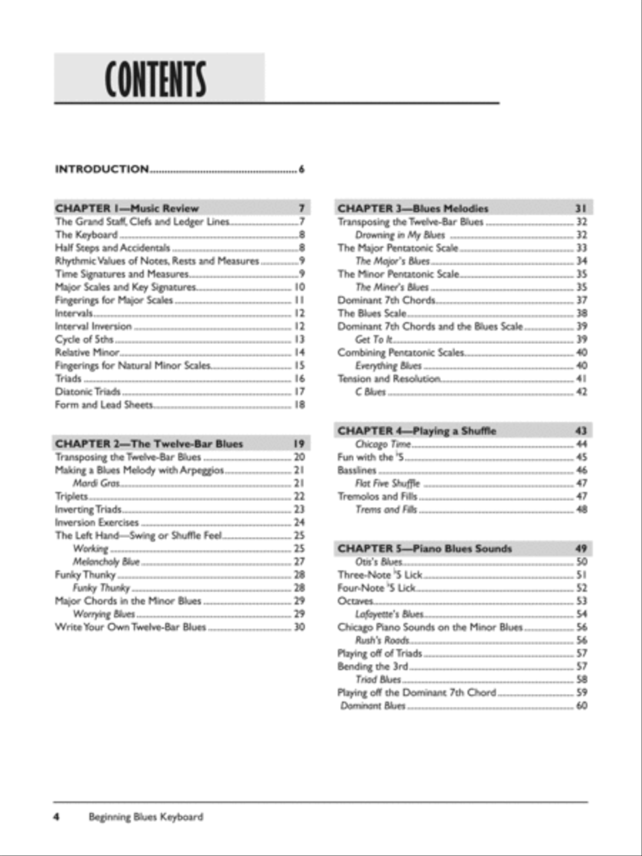 Complete Blues Keyboard Method Complete Edition Piano Method scores gallery preview page 3
