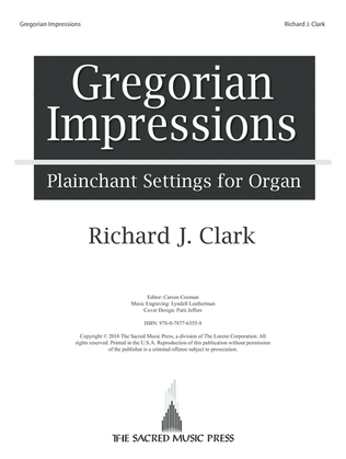 Book cover for Gregorian Impressions