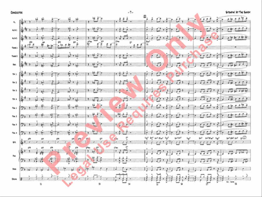 Stompin' at the Savoy Jazz Ensemble scores gallery preview page 10