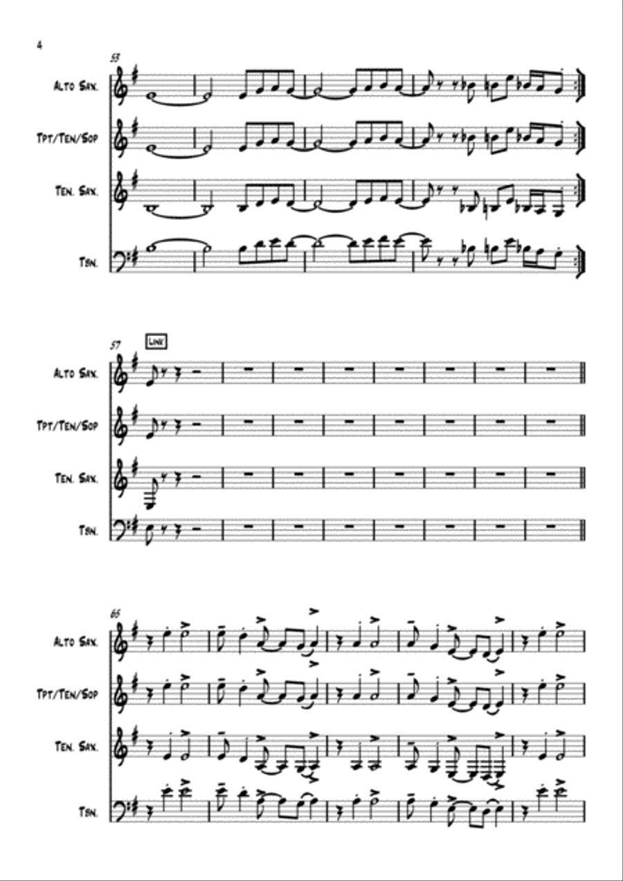 Lonely Boy Small Ensemble scores gallery preview page 5