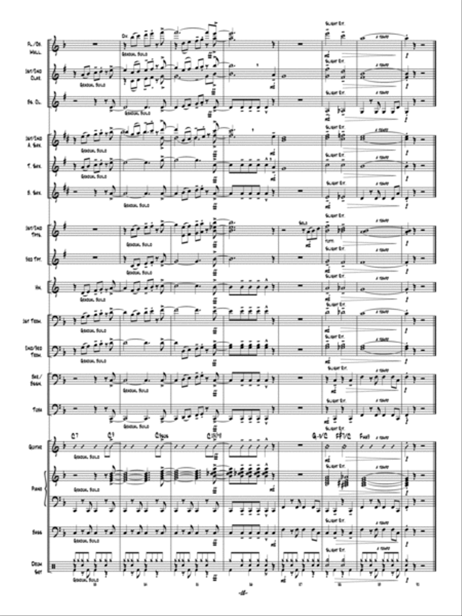 Lightly Latin Lightly Latin Concert Band scores gallery preview page 12