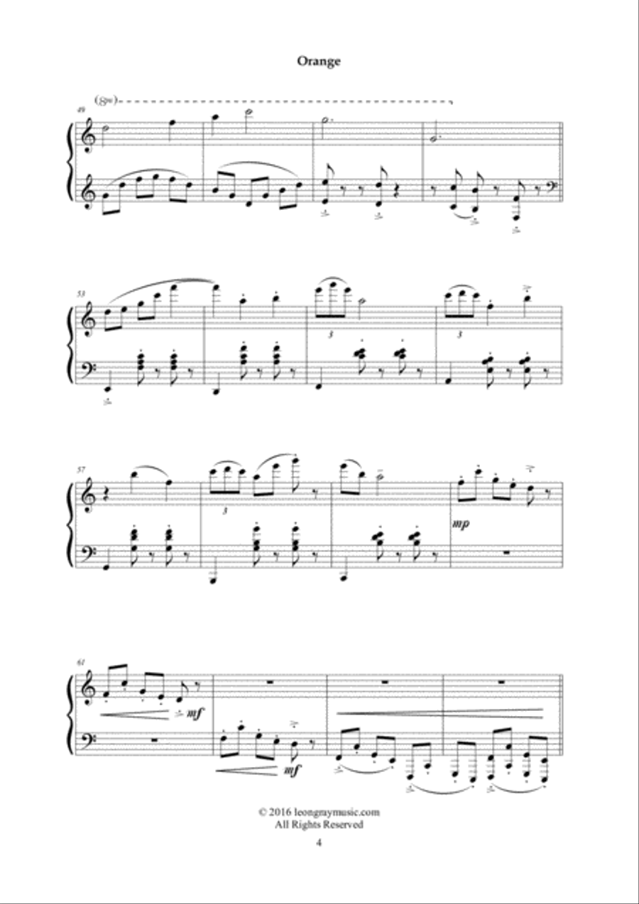 Orange - Mvt. 2 from "Arc En Ciel" image number null