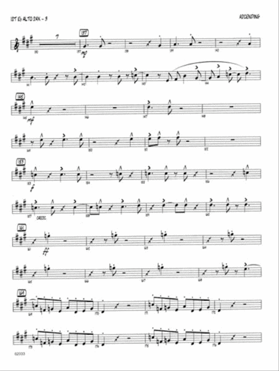 Ascending Jazz Ensemble scores gallery preview page 4