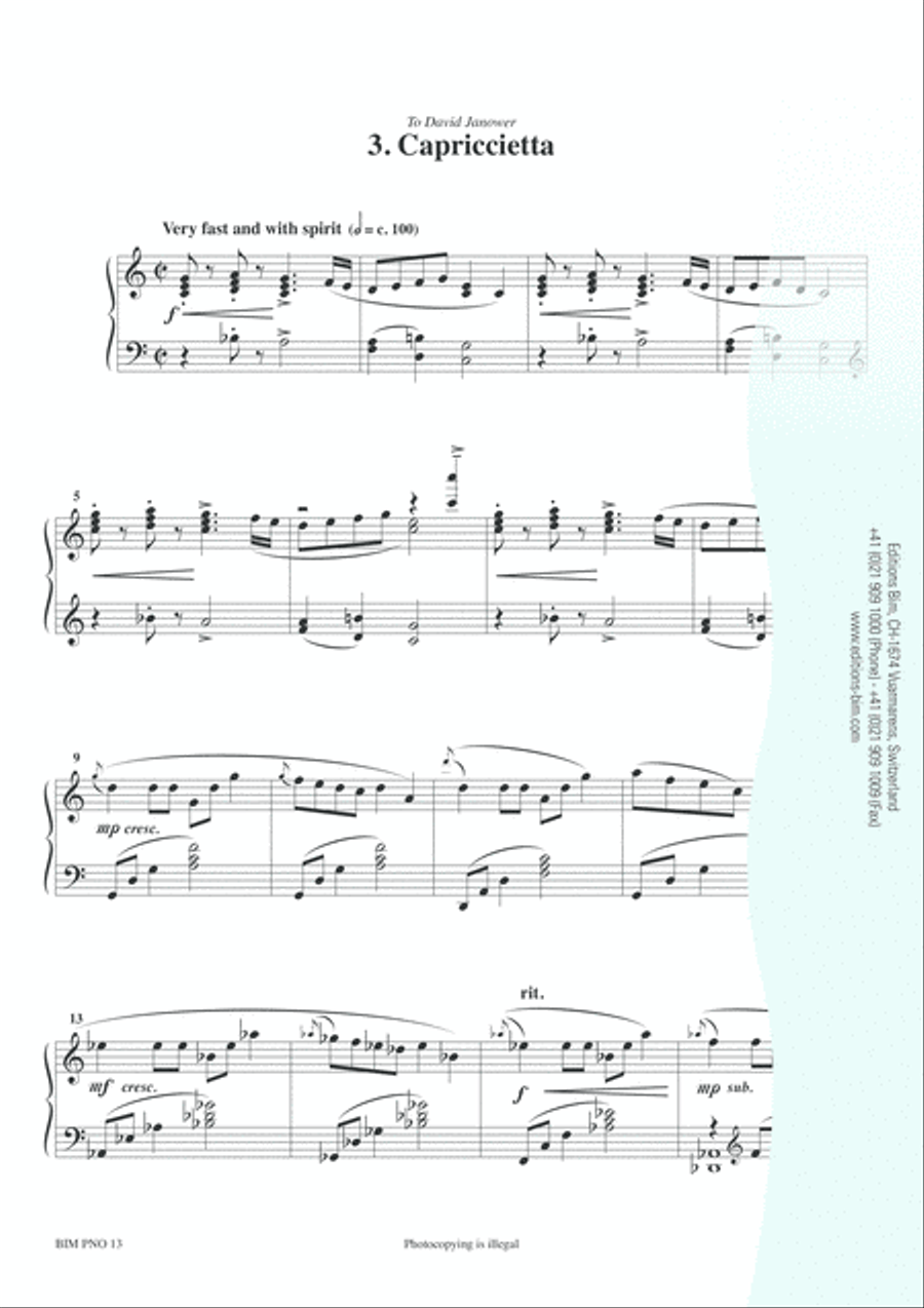 6 Bagatelles Piano Solo scores gallery preview page 6