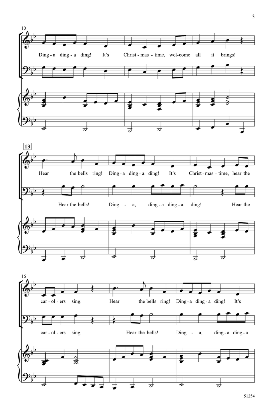 Hear the Bells Ring! Hear the Bells Ring! Choir scores gallery preview page 2