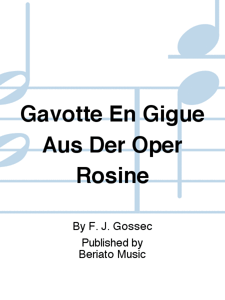 Gavotte En Gigue Aus Der Oper Rosine