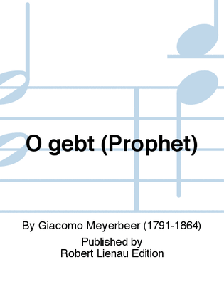 Book cover for O gebt (Prophet)