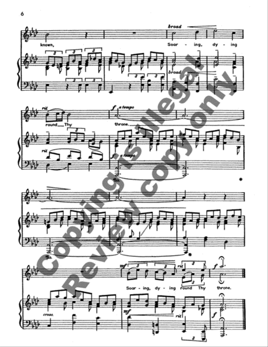 Jesu, Joy of Man's Desiring High Voice scores gallery preview page 5