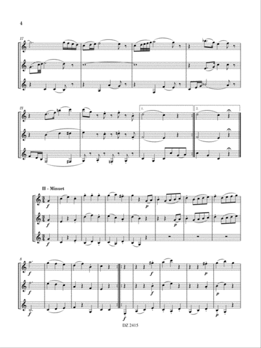 Divertimento No. 5 Divertimento No. 5 Guitar Ensemble scores gallery preview page 5