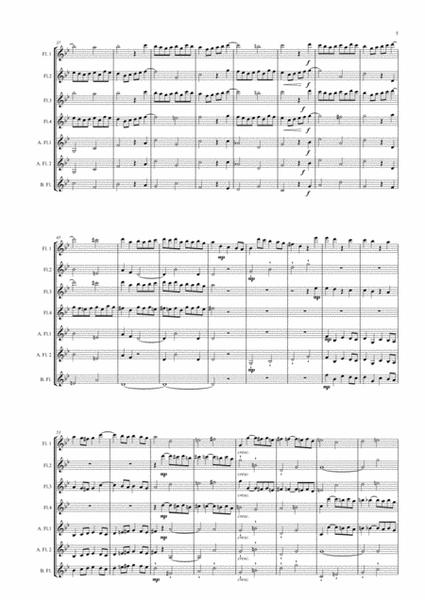Boyce Concerto Grosso arr. flute choir image number null