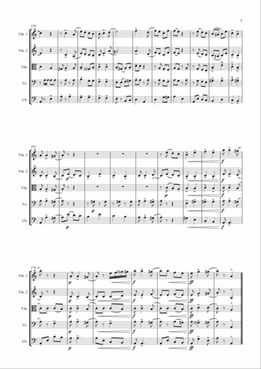 Bella Ciao - Italian Classic - String Orchestra String Orchestra scores gallery preview page 5