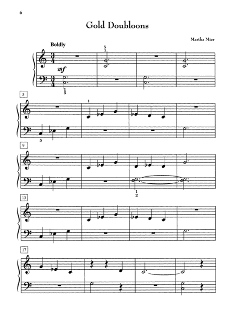 The Best of Martha Mier, Book 1 Easy Piano scores gallery preview page 3