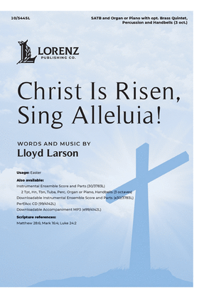 Book cover for Christ Is Risen, Sing Alleluia! - Performance/Accompaniment CD