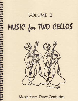 Book cover for Music for Two Cellos, Volume 2
