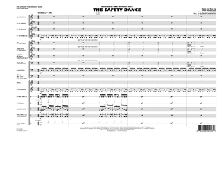 Book cover for The Safety Dance - Full Score