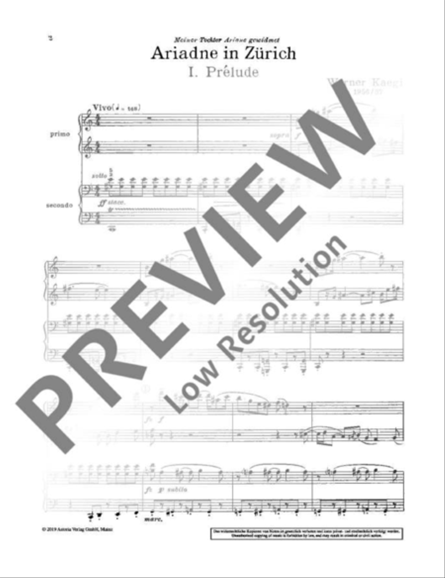 Ariadne in Zürich Voice Solo scores gallery preview page 5