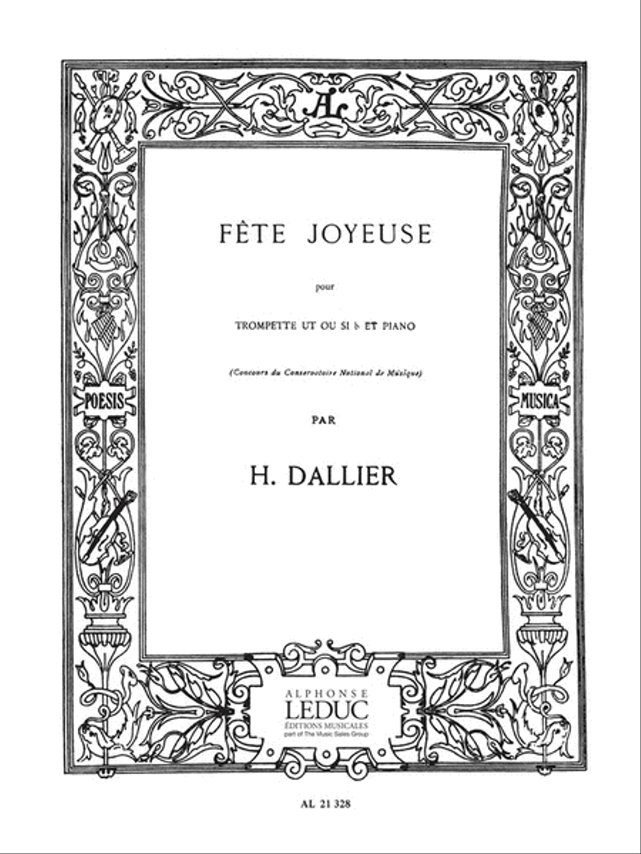 Fete Joyeuse (bb Trpt) (trumpet & Piano) Trumpet Solo scores gallery preview page 1