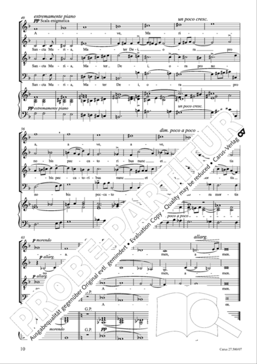 Quattro pezzi sacri Orchestra scores gallery preview page 11